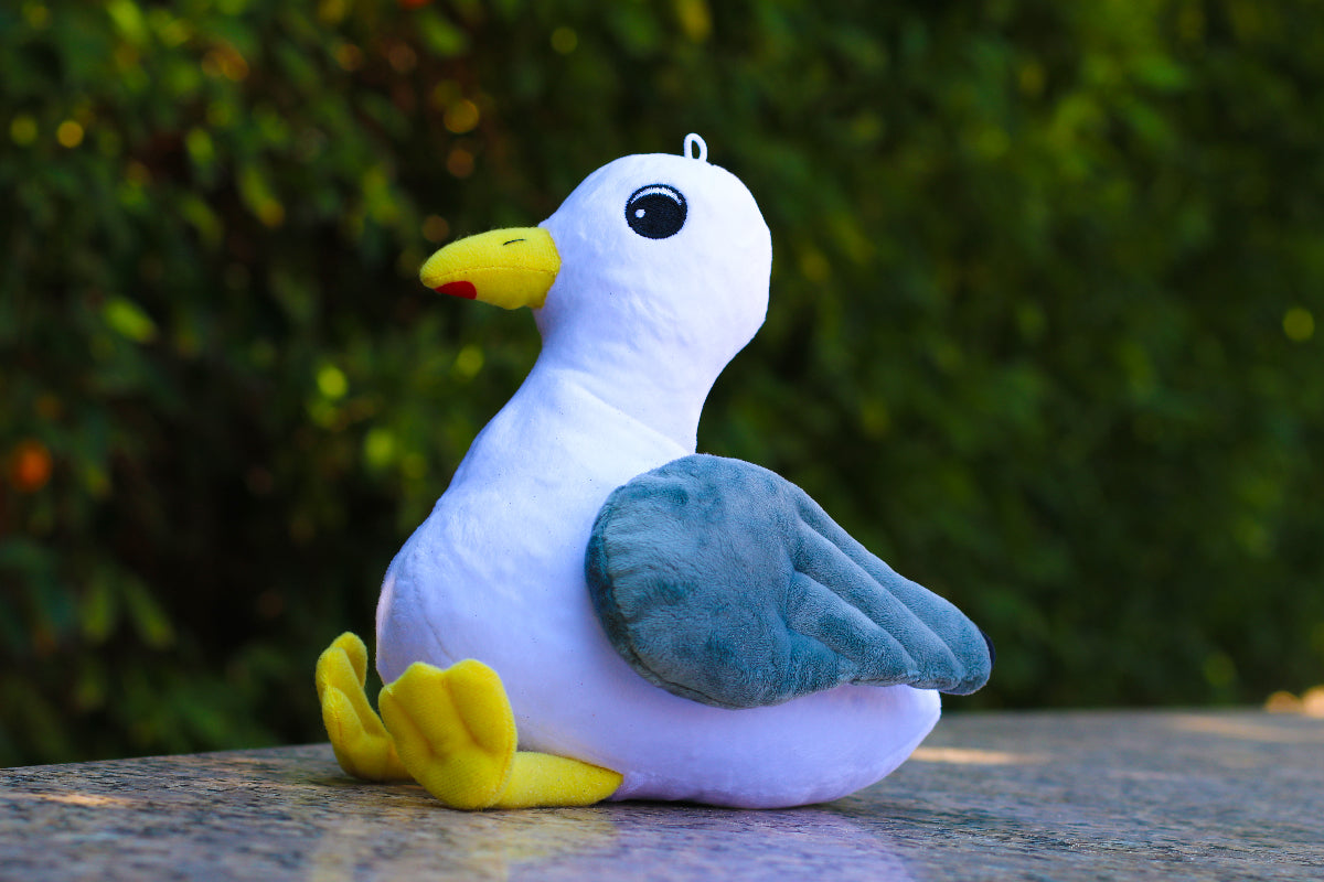 Stuffed seagull sales toy