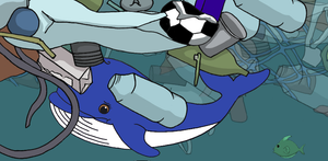 Emma the Whale swimming in Trash.png