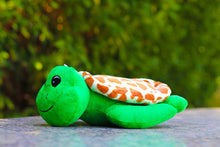 Shelly the Sea Turtle Stuffed Animal made from recycled plastic bottles Shore Buddies - sideview